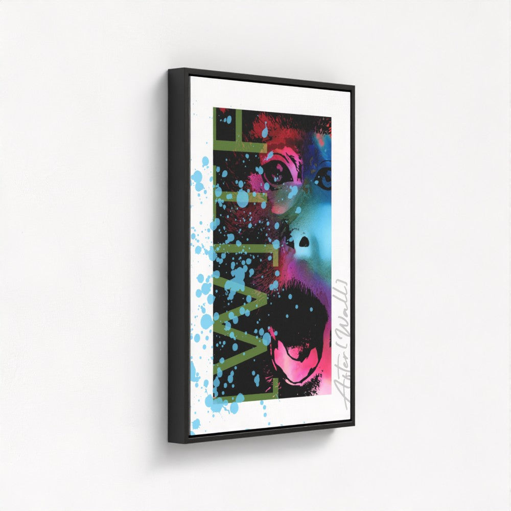 Signature Collection Tela Ecológica com Moldura Personalizada (20x30''/50,8x76,2cm) - Design [W]TF#1